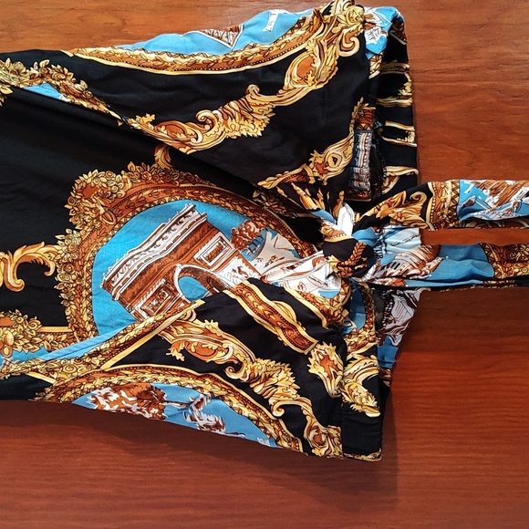 TINY by Anthropologie sleeveless tie back top with elastic waistband size xs - Picture 5 of 8